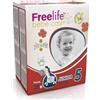 Ontex FREELIFE BY BEBECASH PANTS JUNIOR TAGLIA 5 12-18 KG GIROVITA FINO A 70 CM 20 PEZZI