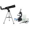 SET TELESCOPIO + MICROSCOPIO NATIONAL GEOGRAPHIC GIOCHI ASTRONOMIA MICROSCOPIA