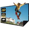 NIERBO Schermo di Proiezione 120 Schermi di Proiezione Portatile 16:9 HD 4K 3D Pieghevole Lavabile Sfondo Nero per Home Cinema Riunione Aula ed Aria Aperta