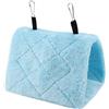 Voarge Nido d'uccello Viola Pappagallo, Tenda per Uccelli Pappagallo Inverno Letto Caldo Giocattolo per Animali Domestici(S-Grigio) (M-Blu)