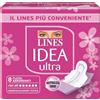 Lines IDEA ULTRA ASSORBENTE FLUSSI ABBONDANTI CON ALI 8 PEZZI