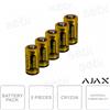 Ajax AJ-BATTERYX5 - Pack Batteria CR123A Batterie Universali 5 Pezzi Compatibili con Ajax