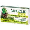 Farmaderbe Mucolid Bronc Caramelle per la Gola Propoli e Pino, 24 Caramelle