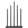 Star Trading Star - Candelabro da finestra in legno, colore: Bianco/Grigio