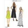 Vogue Patterns Casual Vogue Pattern 9259 A5, Tutina da Donna, Taglie 6-14, Tessuto, Multicolore, 15.00 x 0.5 x 22.00 cm