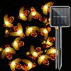 DIWUJI Alimentato ad energia solare Per Luce esterna, Impermeabile 30 LED Fata Luci a corda, Bumble Bee Luce decorativa per Garden, Flower Fence, Patio, Prato, Alberi, Party, Casa, Natale (Bianco caldo)