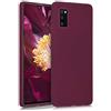 kwmobile Custodia Compatibile con Samsung Galaxy A41 Cover - Back Case per Smartphone in Silicone TPU - Protezione Gommata - viola bordeaux