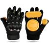 POFETguanto da skateboard Downhill Slide Fire Stone Flint Sparks Longboard protettivi