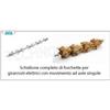 Schidione per POLLI completo di forchette per Girarrosto mod. E-30P-S5