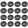 Yhuasia Inox Aria Griglie Ventilazione, 16 Pezzi Griglia di Ventilazione Foro per Sfiato, Rotondo Griglia Aria Ventilazione, Griglia di Ventilazione Foro, per Armadio Cucina Bagno Armadio o Scarpiera (35mm)