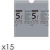 Tescoma SACCHI PER RIFIUTI CON CHIUSURA A CORDONCINO 5 LT - 15PZ "CLEAN KIT"