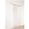 Linder 110/20/377AB-Tenda Trasparente a Tinta Unita in Poliestere, 150 cm, Colore: Ecru