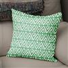 BonaMaison Fodera per Cuscino Verde petrolio e bianco Cotone e Copricuscini Federa per Divano Casa Soggiorno Camera da Letto Decorazione Interni ed Esterni, Dimensioni: 50x50 - Prodotta in Turchia