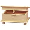 Rayher 6135000 - Cofanetto in legno, 10,5 x 19 x 13,5 cm
