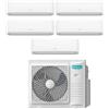 Climatizzatore Penta 18+18+18+18+18 HISENSE HI COMFORT 5amw125u4rta Btu Gas R32 WI FI A++A+