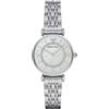 Emporio Armani Orologio da donna, movimento a due lancette, cassa in acciaio 32 mm e bracciale in acciaio, AR1908