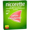 Johnson & Johnson Nicorette Cerotti Transdermici 15mg Smettere di Fumare, 7 Cerotti