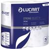 lucart Carta igienica 4 veli Lucart Strong Elite - rotolo da 140 strappi 9,6x 13,5 cm bianco - Conf. 4 rotoli - 811717
