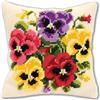VERVACO Kit Cuscino Punto Croce MAZZOLINO di Fiori Set Ricamo Principianti Cuscini Gobelin Decorativi ca. 40 x 40 cm Accessori per Lavoretti Creativi DIY Casa Decor Hobby Adulti Cross Stitch
