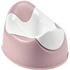 BÉABA - Vasino di Apprendimento, WC Ergonomico per Bambini, Antiscivolo, Igienico per i Neonati, Facile da Pulire e Rippore, Maniglie sulla Tazza per Tenersi, Made In France, Rosa