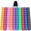 SIQUK 100 Pezzi Dadi 6 Facce 10 Colori Traslucidi 12mm Dadi da Gioco per Tenzi Farkle Casino Giochi da Tavolo