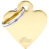 MY FAMILY MEDAGLIETTA SMALL HEART GOLDEN BRASS MFB22