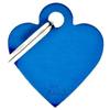 MY FAMILY MEDAGLIETTA SMALL HEART ALUMINIUM BLUE MFB23