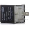 HELLA 4RA 007 507-071 Relè, Corrente di lavoro, 12V, 5a... poli, Schema elettrico X, Spina X, Contatto di chiusura, Colore nero, senza supporto