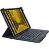 Logitech Universal Folio Cover, Layout ‎Francese Azerty, Nero