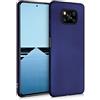 kwmobile Custodia Compatibile con Xiaomi Poco X3 NFC/Poco X3 Pro Cover - Back Case Morbida - Protezione in Silicone TPU Effetto Metallizzato blu metallizzato
