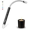 VEHHE Accendino Elettrico, Accendigas USB Ricaricabile, Accendigas Elettrico Cucina Accendino Lungo per Candele Leggere Stufe a Gas Barbecue da Campeggio,Collo Lungo Girevole a 360°