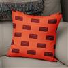 BonaMaison Fodera per Cuscino Arancio e Bordeaux Cotone e Copricuscini Federa per Divano Casa Soggiorno Camera da Letto Decorazione Interni ed Esterni, Dimensioni: 50x50 - Prodotta in Turchia
