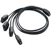 SilverStone Technology CPL03, Cavo splitter ARGB 1 a 4 ultra sottile e ultra flessibile, SST-CPL03