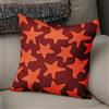 BonaMaison Fodera per Cuscino Arancio e Bordeaux Cotone e Copricuscini Federa per Divano Casa Soggiorno Camera da Letto Decorazione Interni ed Esterni, Dimensioni: 50x50 - Prodotta in Turchia