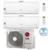 Lg Climatizzatore Condizionatore LG Atmosfera R32 Dual Split Dual Inverter 12000 + 12000 BTU con U.E. MU2R17 NOVITÁ Classe A+++/A++