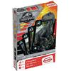 Cartamundi 108420928 Jurassic Park/World Crazy Eights Game, multicolore
