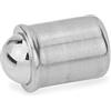 Ganter Normelemente Ganter Standard Elements - Elastico per stampa a pressione, argento, GN 614-5-NI