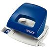 Leitz Pratica Perforatrice da Ufficio Compatta, Capacità fino a 16 Fogli, Blu, Metallo, Guida di Arresto con Barra di Selezione del Formato, Gamma NeXXt, Box, 50380035