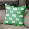 BonaMaison Fodera per Cuscino Verde petrolio e bianco Cotone e Copricuscini Federa per Divano Casa Soggiorno Camera da Letto Decorazione Interni ed Esterni, Dimensioni: 50x50 - Prodotta in Turchia