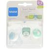 MAM Baby MAM SUCCHIETTO ORIGINAL START 0-2 MESI SILICONE MASCHIO 2 PEZZI
