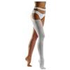 Dual Sanitaly DUALSAN MONOCOLLANT ANTITROMBO IN COTONE AMBIDESTRO COMPRESSIONE ELASTICA DECRESCENTE CON TASSELLO INGUINALE BIANCO UNISEX 3