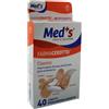 Med's Meds Strips Poliuretano Cerotto impermeabile 40 pezzi