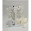Eurofarm MEDICAZIONE DI ALGINATO DI CALCIO IN COMPRESSA DI GARZA STERILE EUROSORB 10X10CM 10 PEZZI