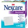 Nexcare GARZA COMPRESSA STERIMED NEXCARE IN COTONE IDROFILO 20 FILI MULTILINGUAL 100 PEZZI