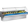 Ristosubito Banco alimentare refrigerato per salumi formaggi e gastronomia Zoin Modello Patagonia PY250PSSG Vetro curvo Refrigerazione statica Cella di riserva Gruppo incorporato