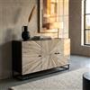 MIlani Home SPIRAL - madia 3 ante legno e ferro