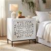 MIlani Home OHM - comò cassettiera con decoro 3 cassetti legno e ferro