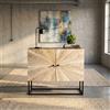 MIlani Home SPIRAL - madia 2 ante legno e ferro
