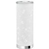 Briloner Leuchten - Lampada da tavolo a LED, luce da tavolo fantasia stella, incl. interruttore a cavo, 5 Watt, 400 Lumen, 3.000 Kelvin, bianco-cromo, 352x131mm (HxD)