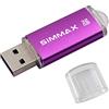 SIMMAX Chiavetta USB 32GB Pen Drive USB 2.0 Unità Memoria Flash (32GB Viola)